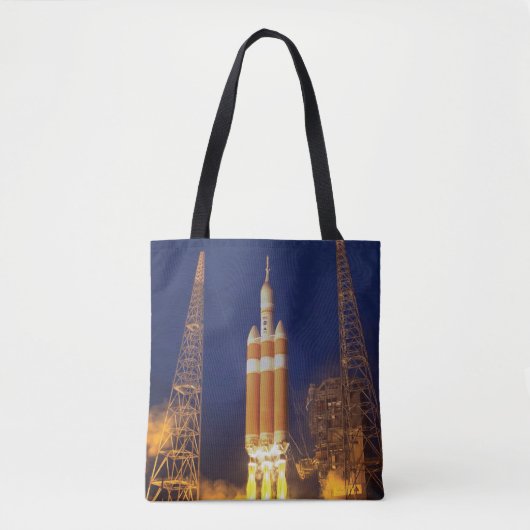 NASA Orion Spacecraft Rocket Launch Tote Bag (Voorkant)