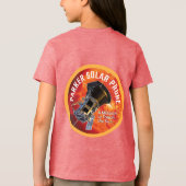 NASA Parker Solar Probe Sunburst Red Tri-Blend Shirt (Achterkant)