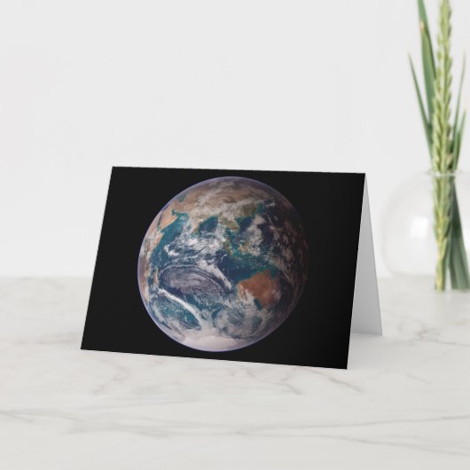 NASA Planet Earth Indian Ocean Uitzicht Kaart (Voorkant)