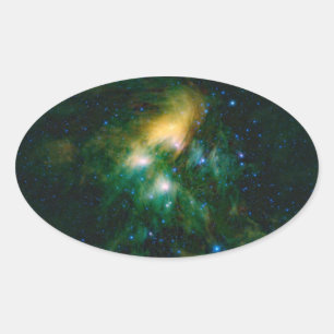 NASA Pleiades Ovale Sticker