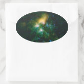 NASA Pleiades Ovale Sticker (Tas)