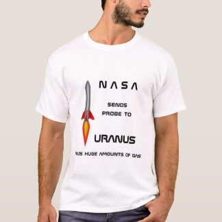 NASA PROBEERT URANUS VEEL GASBEDRAGEN T-SHIRT