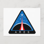 NASA Project Ares Logo   Briefkaart (Voorkant)