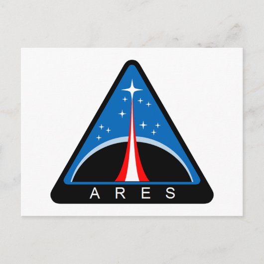 NASA Project Ares Logo   Briefkaart (Voorkant)