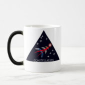 NASA Project Constellation Logo Magische Mok (Links)
