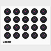 NASA Project Constellation Logo Ronde Sticker (Vel)