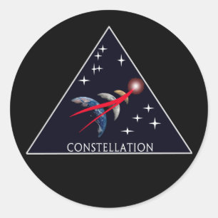NASA Project Constellation Logo Ronde Sticker