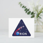 NASA Project Orion Logo Briefkaart (Staand voorkant)