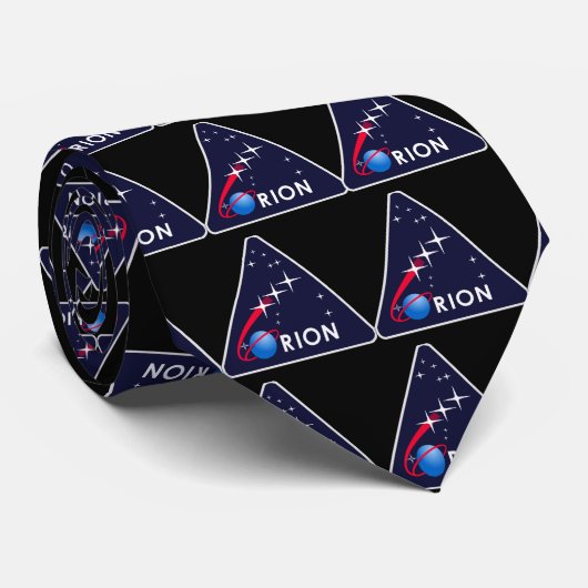 NASA Project Orion Logo — Gepersonaliseerd Stropdas (Opgerold)