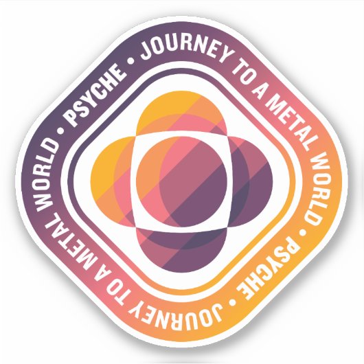 NASA Psyche Mission Sticker (Voorkant)