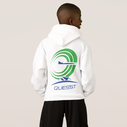 NASA Quesst Logo Supersonic White (Achterkant volledig)