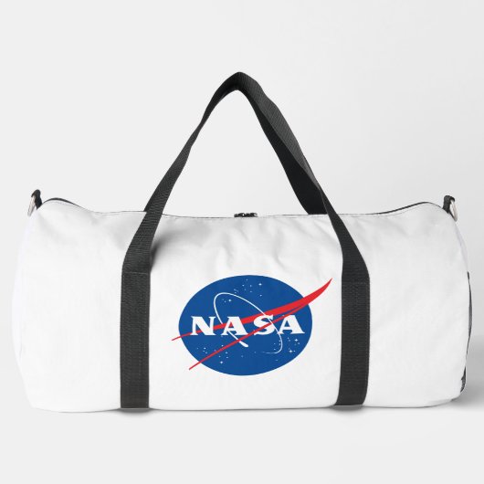 NASA Quesst Logo Supersonic White Plunjezak (Voorkant)