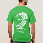 NASA Quest One-Color Logo Supersonic Green T-shirt (Achterkant)