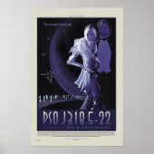 NASA Retro ExoPlanet PSO J318.5-22 reisposter Poster (Voorkant)