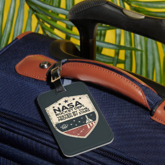 NASA Rocket Dept Getest Door Tijd Bewezen Door Ste Bagagelabel