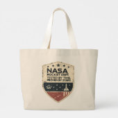NASA Rocket Dept Getest Door Tijd Bewezen Door Ste Grote Tote Bag (Achterkant)
