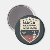 NASA Rocket Dept Getest Door Tijd Bewezen Door Ste Magneet (Voorkant / Achterkant)