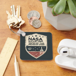 NASA Rocket Dept Getest Door Tijd Bewezen Door Ste Sleutelhanger