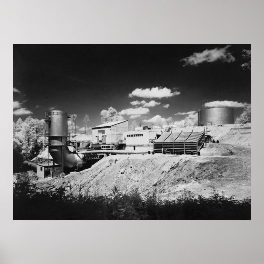 NASA Rocket Engine Testing, 1960 Poster (Voorkant)