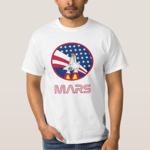 Nasa Rocket Shiket Mars Space Travel Gift T-shirt