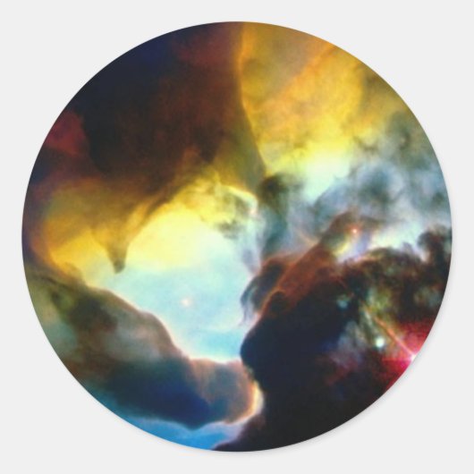 Nasa Ronde Sticker (Voorkant)