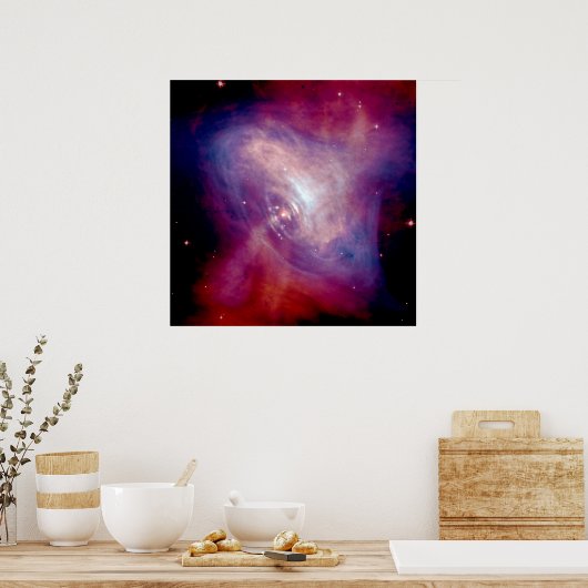 NASA - Röntgenfoto's en optische Afbeeldingen van  Poster (Keuken)