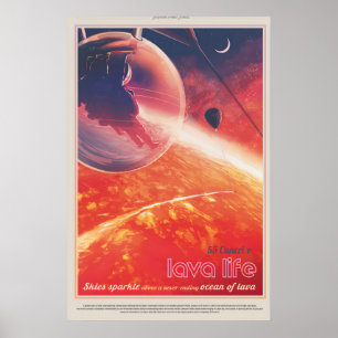 Nasa ruimteposter, retro wanddecoratie, ruimtereiz poster