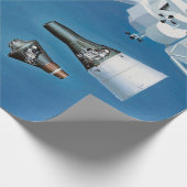  NASA-ruimtevaartuigen en raketten Cadeaupapier (Hoek)