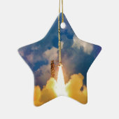 NASA Scout Rocket Launch Liftoff Keramisch Ornament (Rechts)