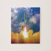 NASA Scout Rocket Launch Liftoff Legpuzzel (Verticaal)