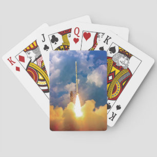 NASA Scout Rocket Launch Liftoff Speelkaarten