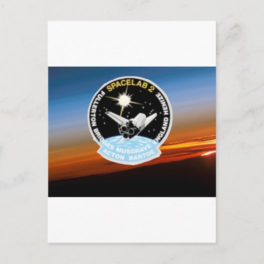 Nasa SkyLab Briefkaart (Voorkant)