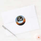 Nasa SkyLab Ronde Sticker (Envelop)