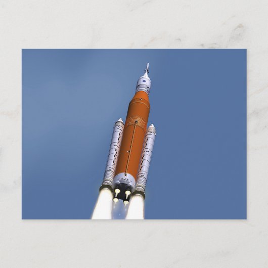 NASA SLS Space Launch System Briefkaart (Voorkant)