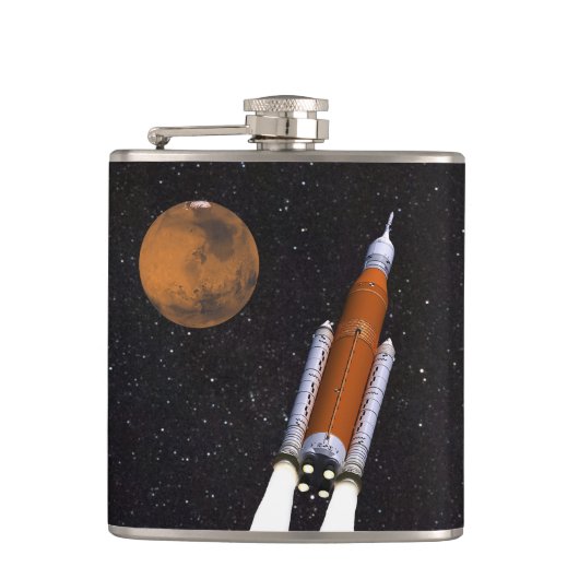 NASA SLS Space Launch System Heupfles (Voorkant)