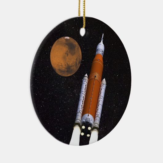 NASA SLS Space Launch System Keramisch Ornament (Rechts)