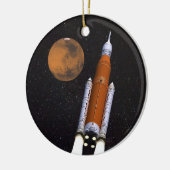 NASA SLS Space Launch System Keramisch Ornament (Links)