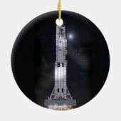 NASA SLS Space Launch System Keramisch Ornament (Achterkant)