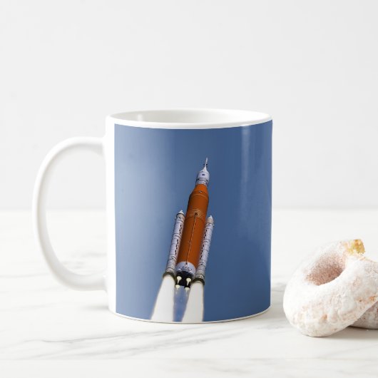 NASA SLS Space Launch System Koffiemok (Met donut)
