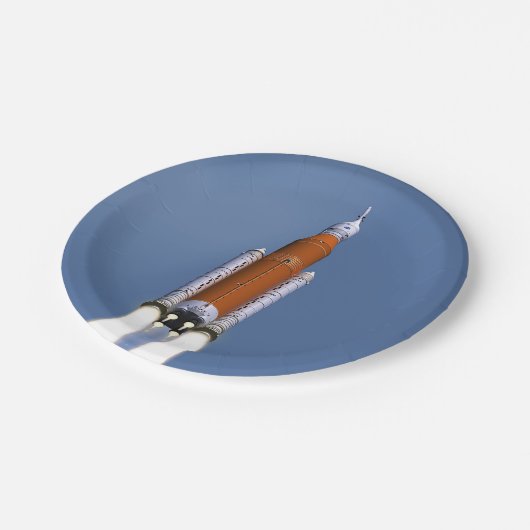 NASA SLS Space Launch System Papieren Bordje (Gekanteld)