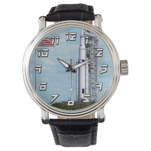 NASA SLS Space Launch System Raketlanceerplatform Horloge
