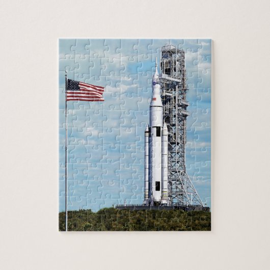 NASA SLS Space Launch System Raketlanceerplatform Legpuzzel (Verticaal)
