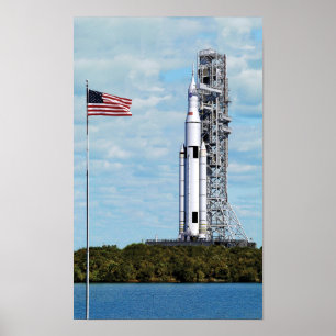 NASA SLS Space Launch System Raketlanceerplatform Poster
