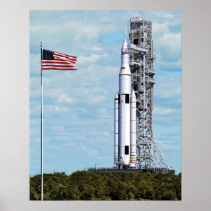 NASA SLS Space Launch System Raketlanceerplatform Poster