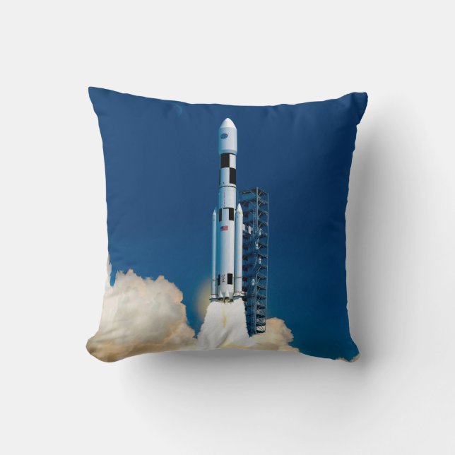 NASA SLS Space Launch System Raketlancering Kussen (Voorkant)