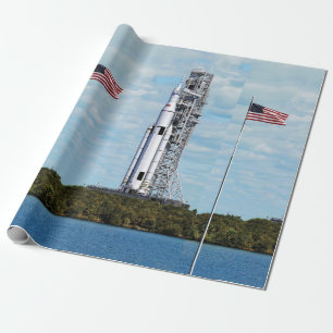 NASA SLS Space Launch System Rocket Launchpad Cadeaupapier