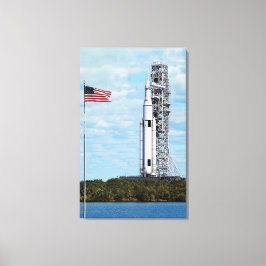 NASA SLS Space Launch System Rocket Launchpad Canvas Afdruk
