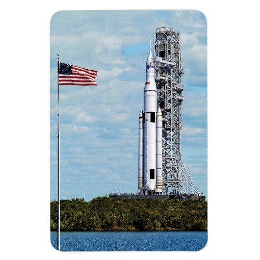 NASA SLS Space Launch System Rocket Launchpad Magneet (Verticaal)