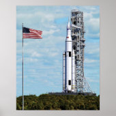 NASA SLS Space Launch System Rocket Launchpad Poster (Voorkant)