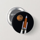 NASA SLS Space Launch System Ronde Button 5,7 Cm (Voorkant /achterkant)